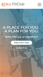 Mobile Screenshot of needham.kokofitclub.com